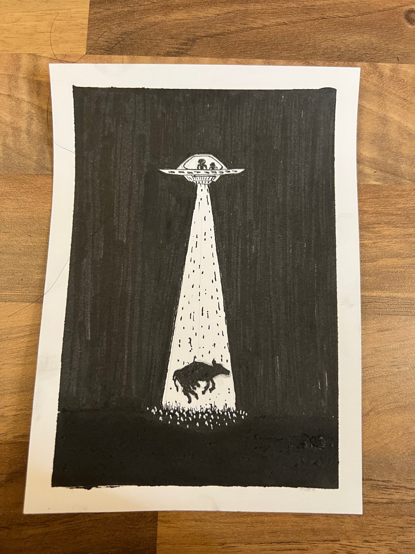 To the Moooon Ink Original Artwork