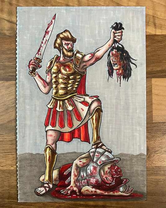 Warlord Alcohol Marker Original Artwork