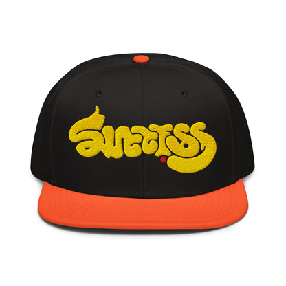 success-ambigram-snapback-hat___orange-black-black