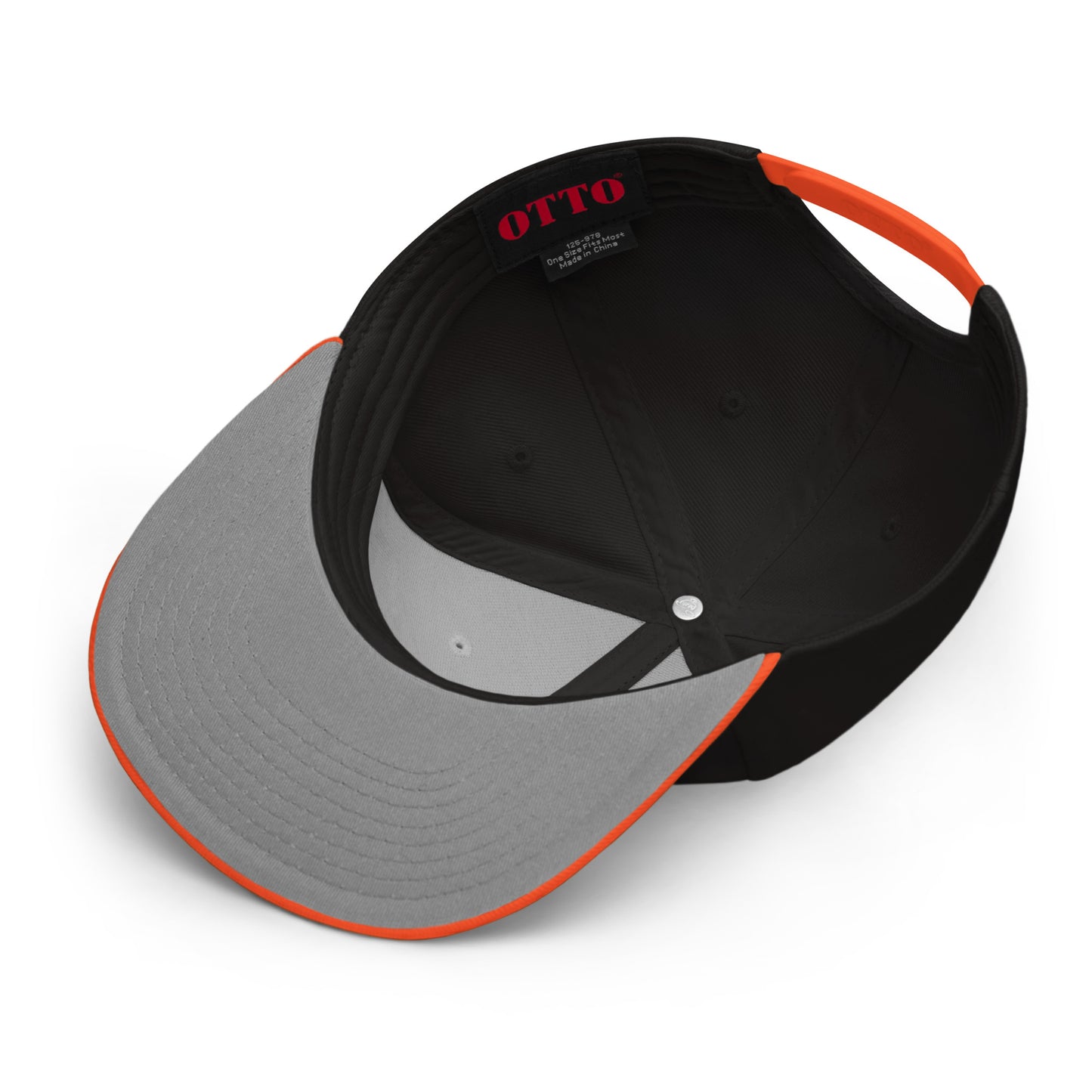 success-ambigram-snapback-hat___orange-black-black