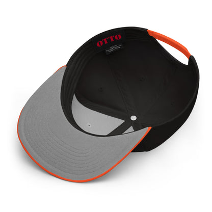 success-ambigram-snapback-hat___orange-black-black
