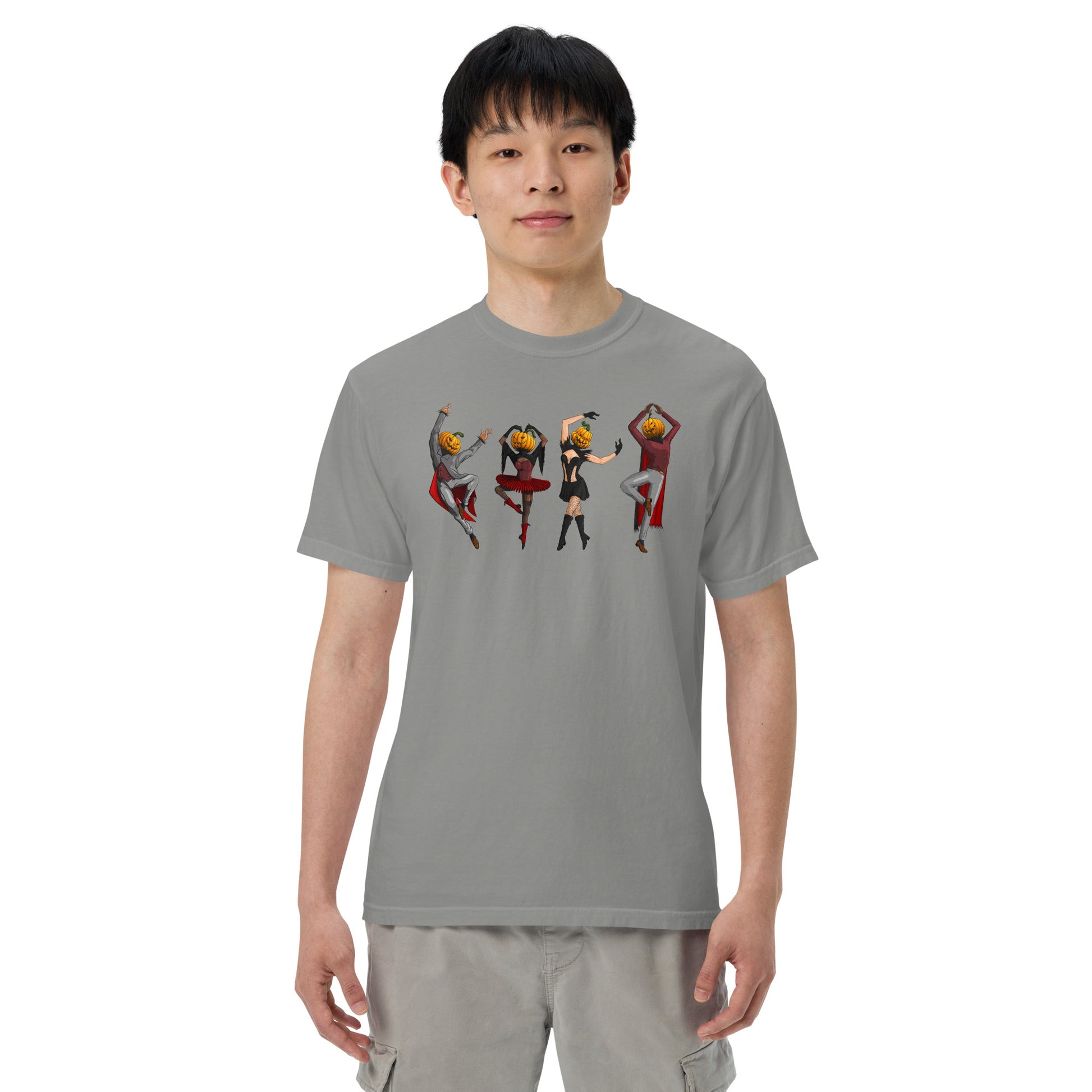 pumpkin-village-people-t-shirt-1___Grey