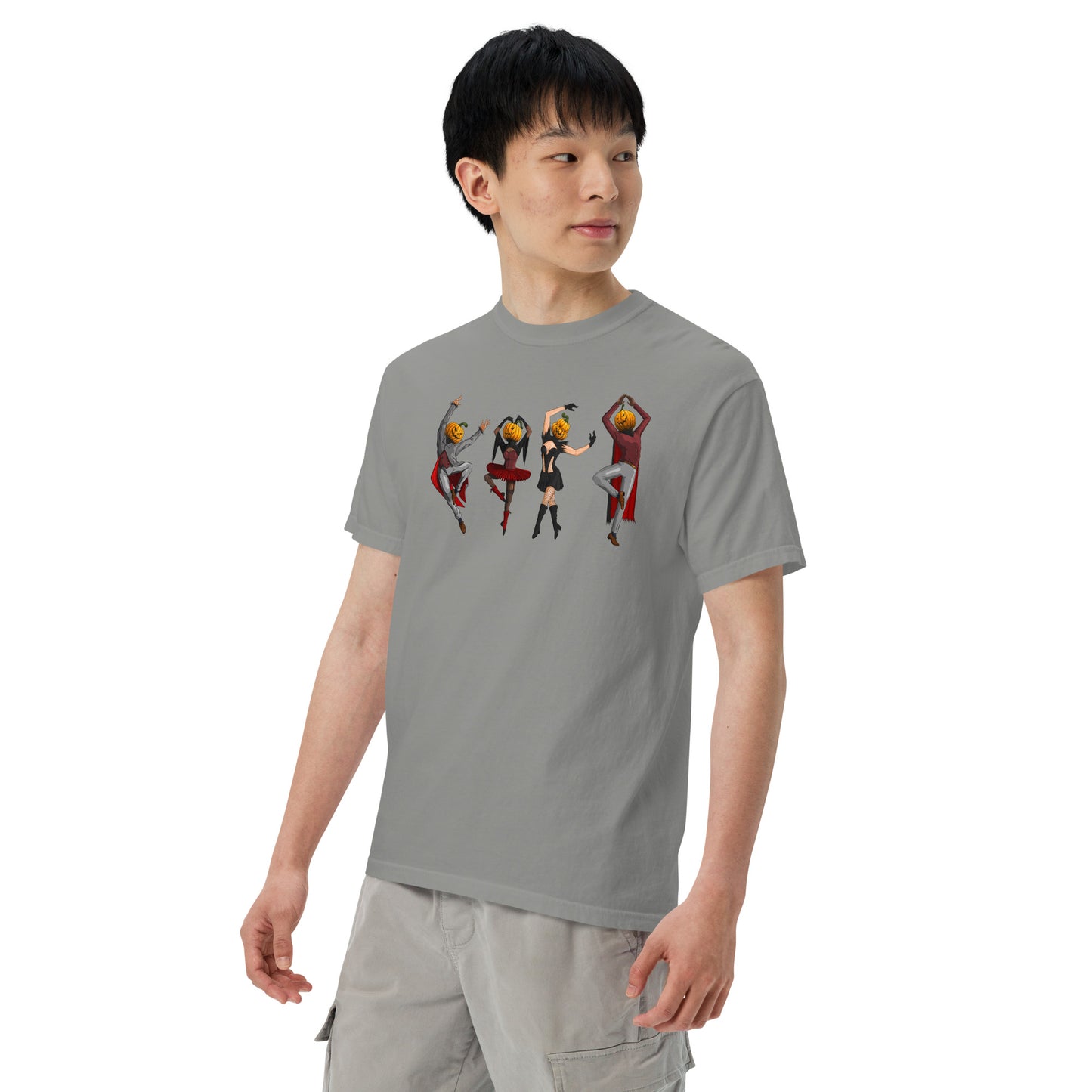 pumpkin-village-people-t-shirt-1___Grey