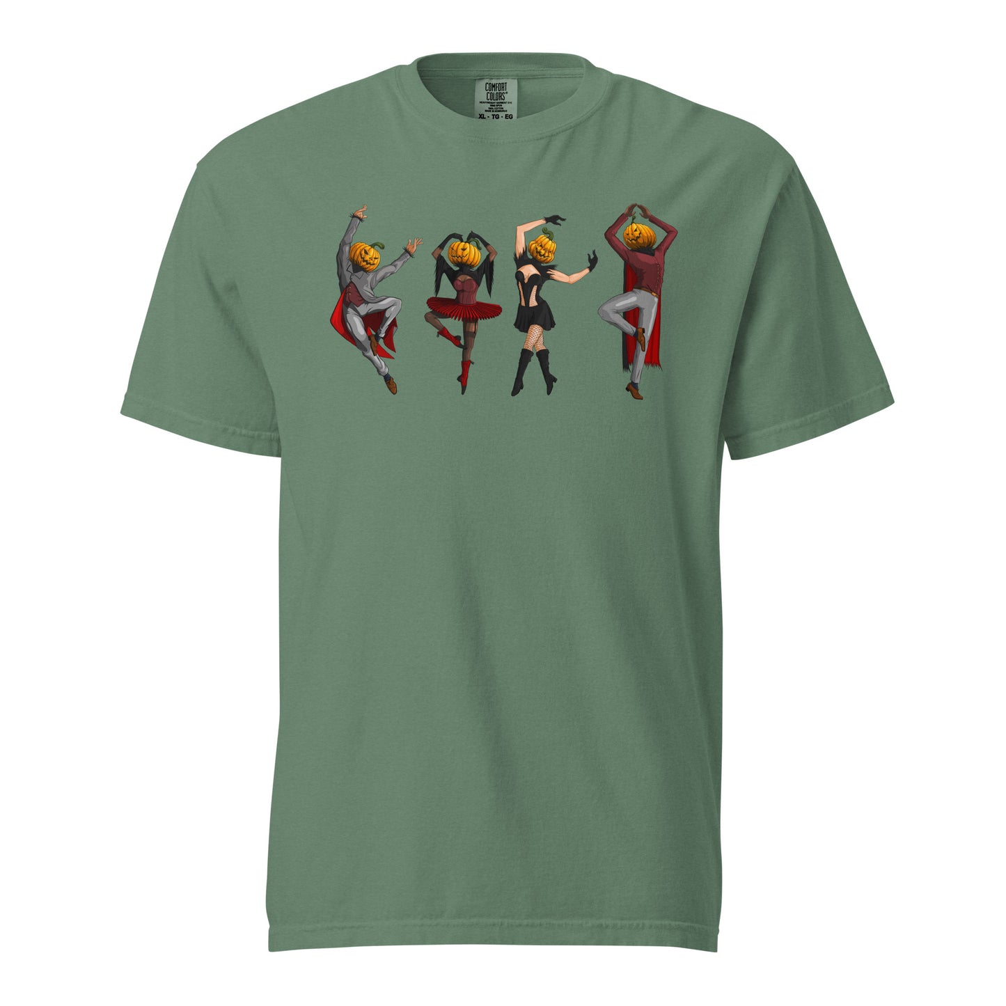 pumpkin-village-people-t-shirt-1___Green