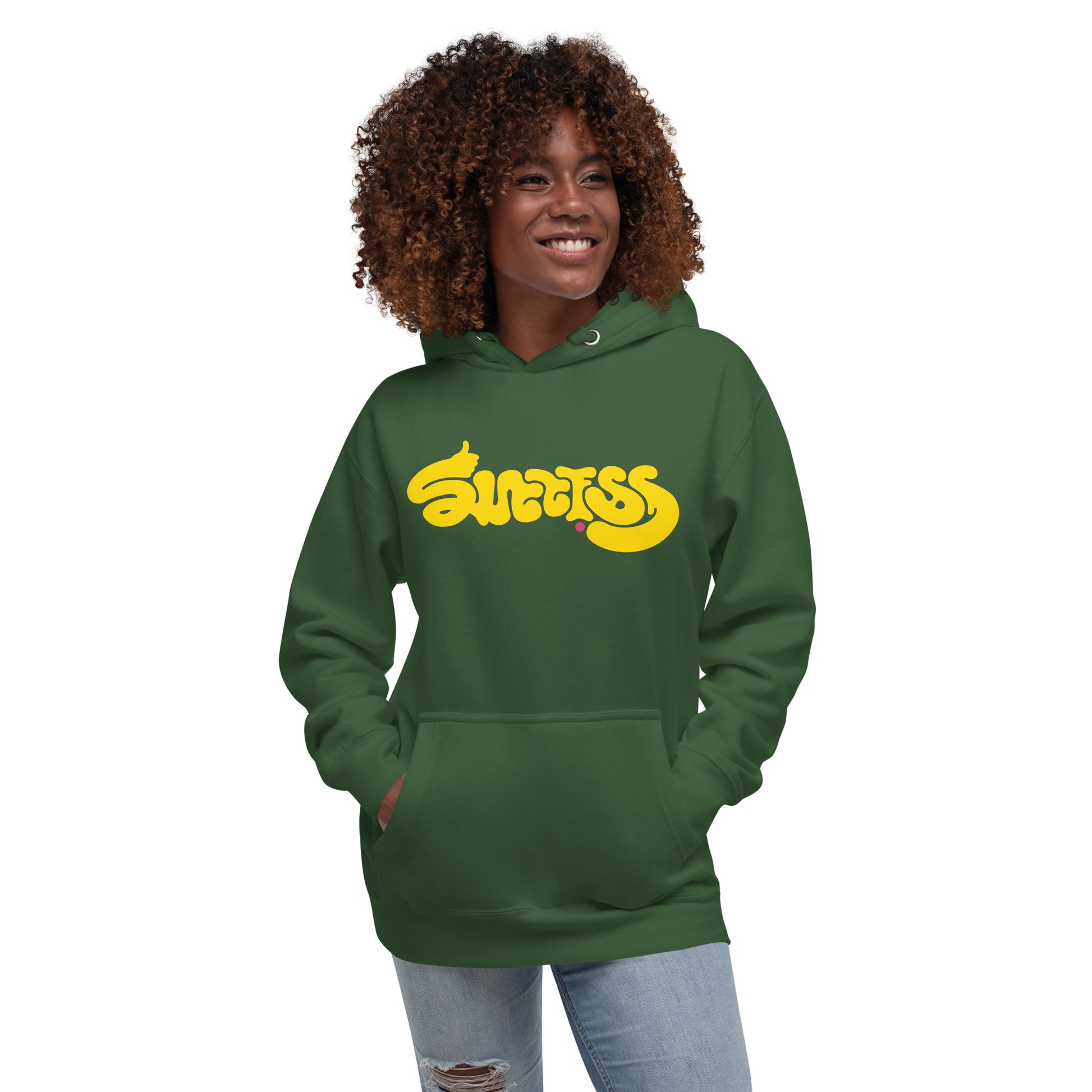 unisex-hoodie___Forest-green