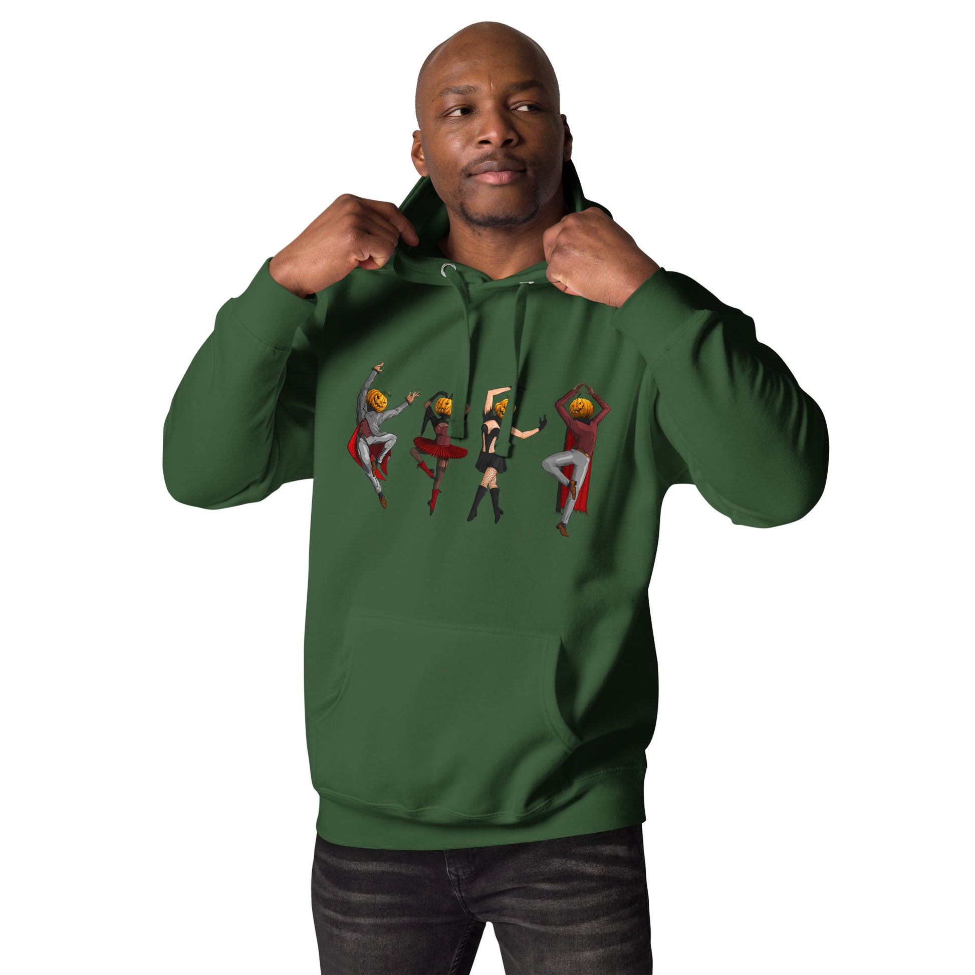 pumpkin-village-people-hoodie-1___Forest-green