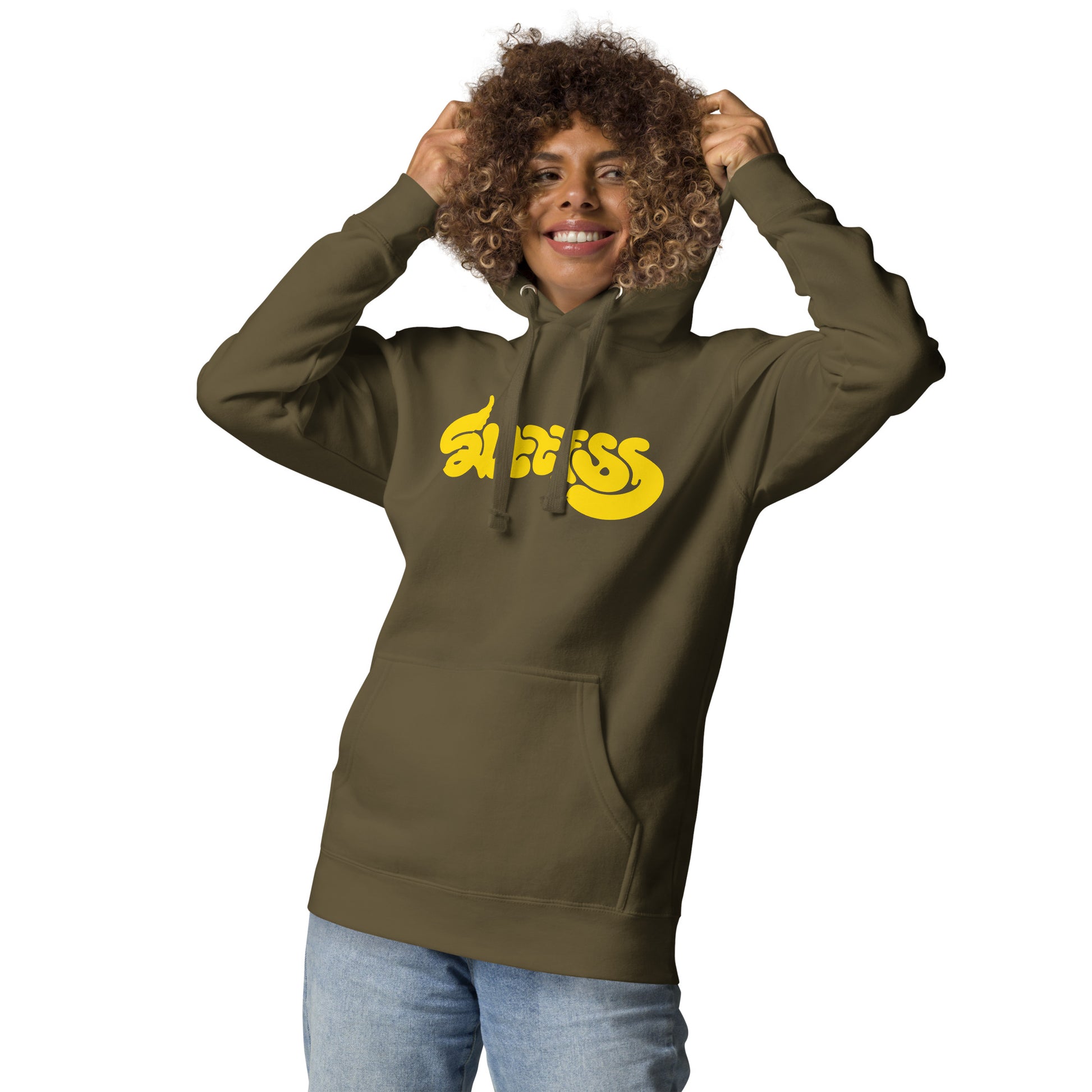 unisex-hoodie___Military-green