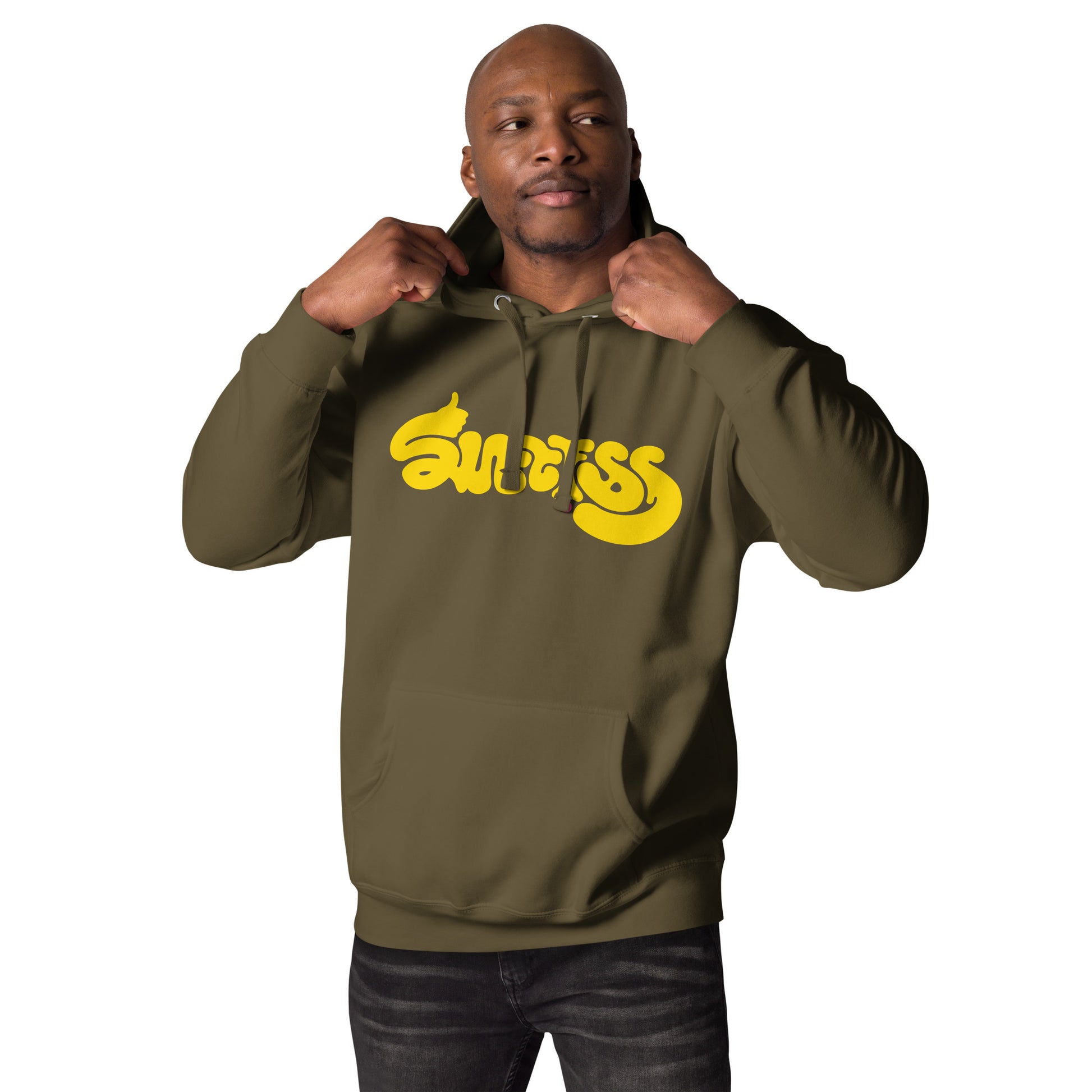 unisex-hoodie___Military-green