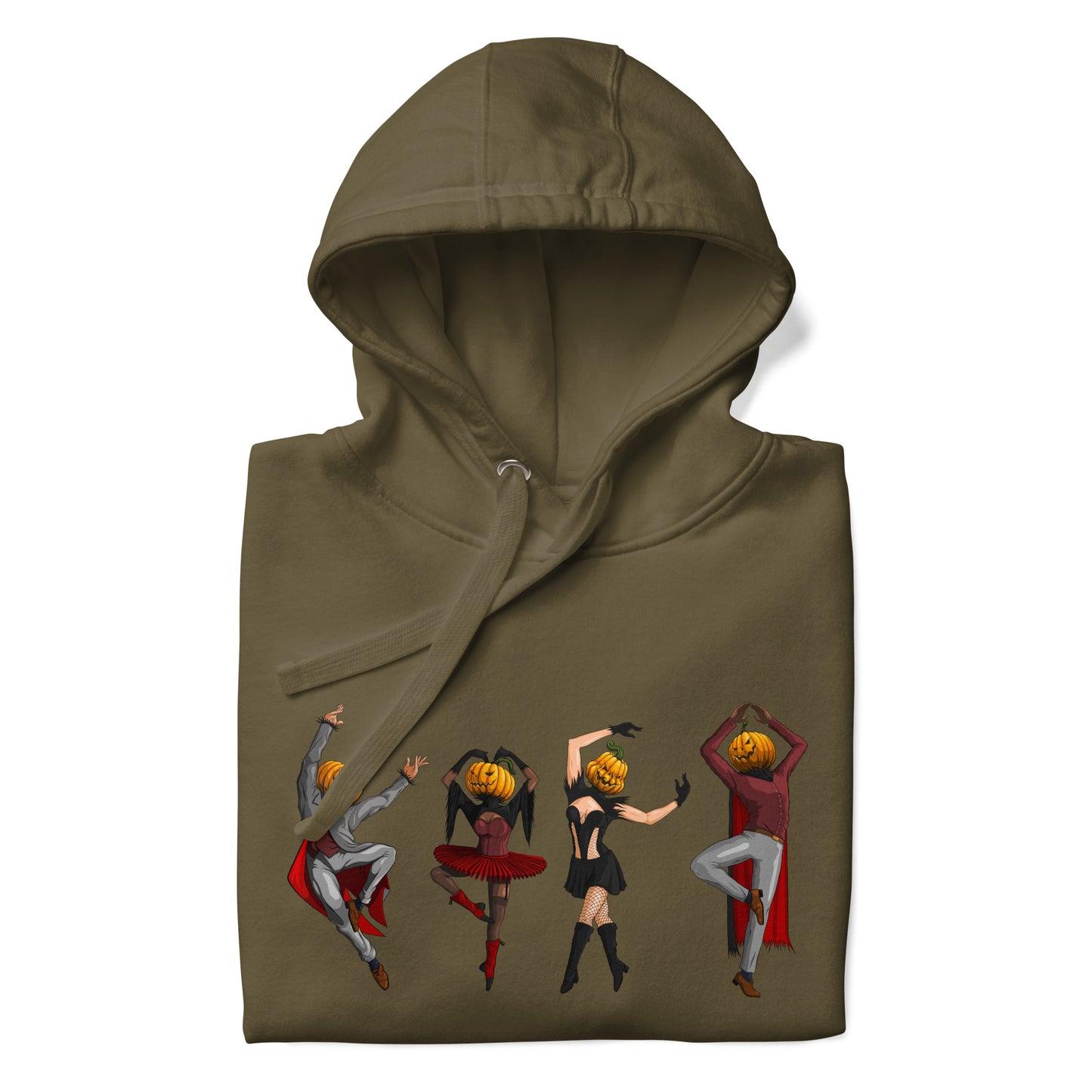 pumpkin-village-people-hoodie-1___Military-green