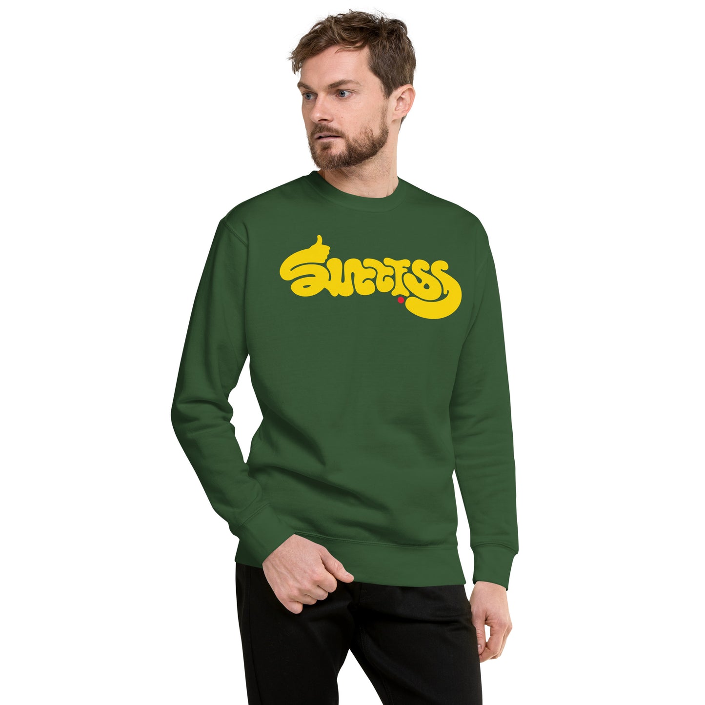 success-ambigram-sweatshirt___Forest-green