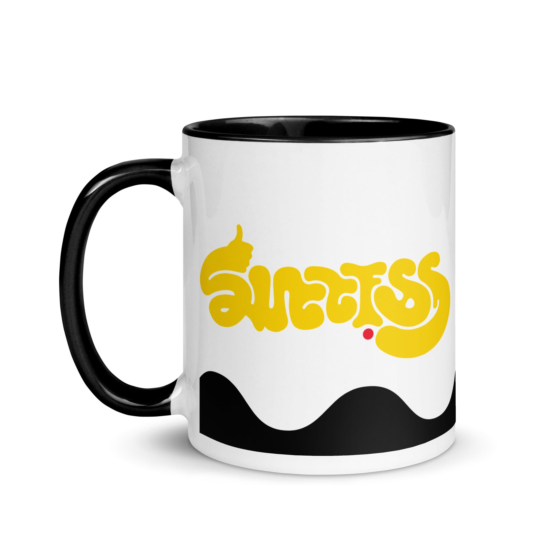 success-ambigram-mug-with-colour-inside___Black-11oz