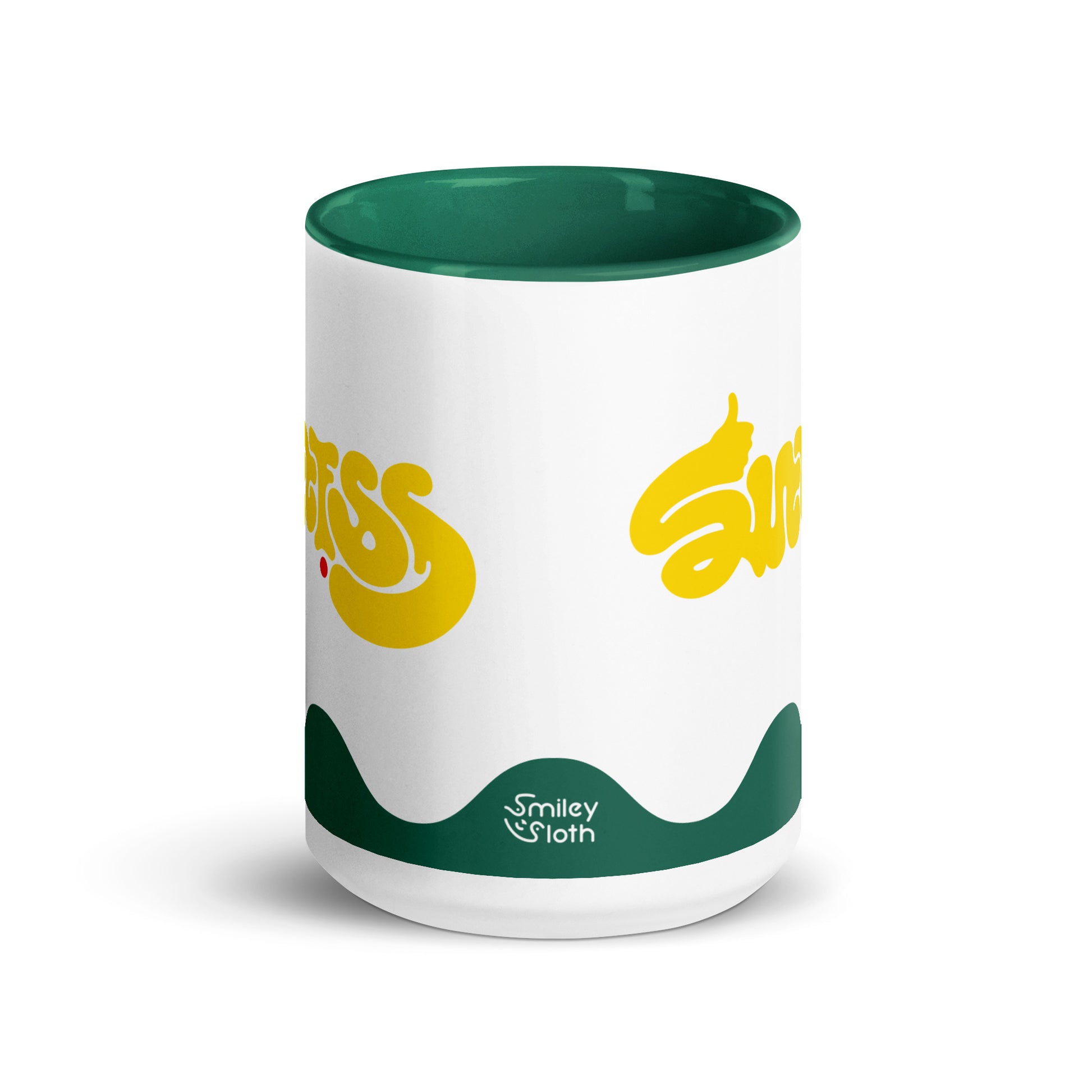 success-ambigram-mug-with-colour-inside___15oz-dark-green
