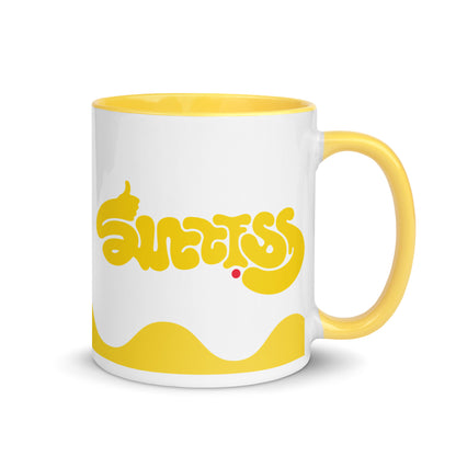success-ambigram-mug-with-colour-inside___Yellow-11oz